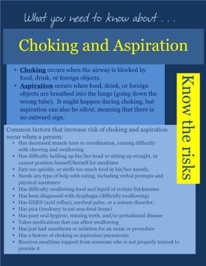 Choking and Aspiration