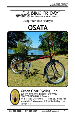 Green Gear Cycling, Inc. 3364 W 11Th Ave