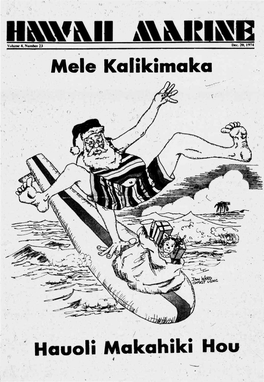 Likw1111 Volume 4, Number 23 Me Le Kalikimaka