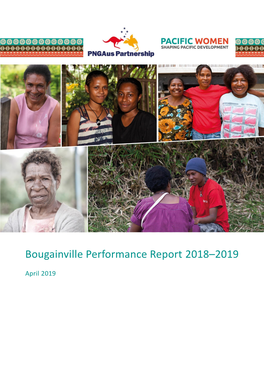 Bougainville Performance Report 2018–2019