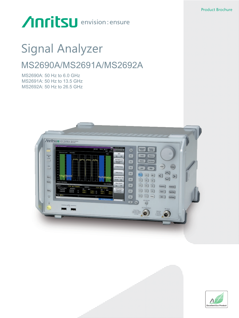 Signal Analyzer MS2690A/MS2691A/MS2692A Brochure