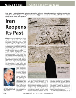 Iran Reopens Its Past