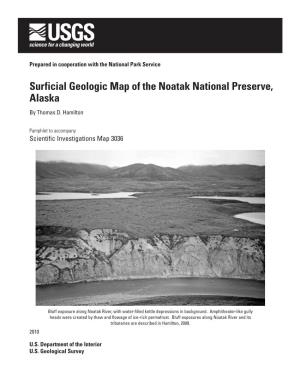 Surficial Geologic Map of the Noatak National Preserve, Alaska by Thomas D