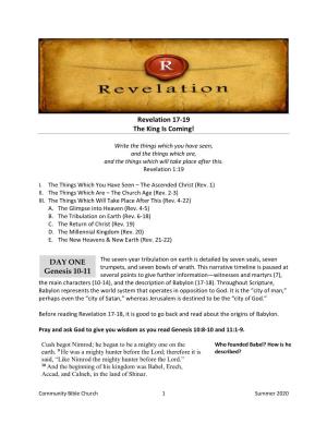Revelation 17-19 the King Is Coming!