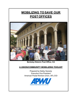 Mobilizing to Save Our Post Offices