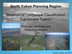 North Yukon Planning Region Biophysical Landscape Classification