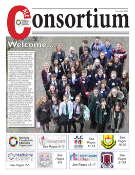 Welcome... Cwelcome to the First Edition of the Northern Lincolnshire Education Consortium (NLEC) Newspaper