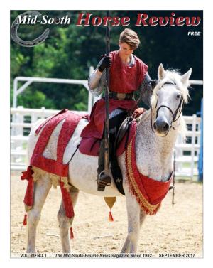 Horse Review on the C OVER : at the Mid-South Renaissance Faire, Krystal Dorsey Played the Part of Sr