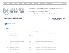 Southington High School Saturday, October 18, 2014 Southington, CT