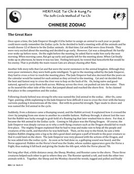 Chinese Zodiac