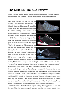 Nike SB Tre AD Review