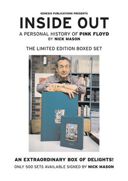 Inside out a Personal History of Pink Floyd by Nick Mason