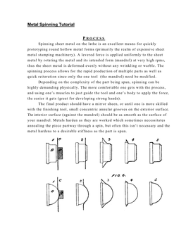 Metal Spinning Tutorial