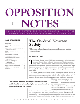 The Cardinal Newman Society
