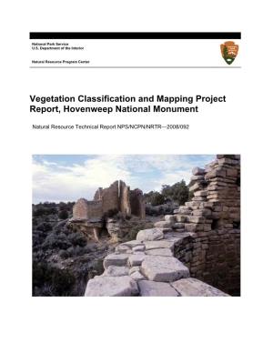 Vegetation Classification and Mapping Project Report, Hovenweep National Monument