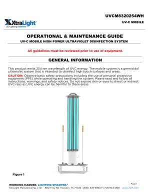 Operational & Maintenance Guide