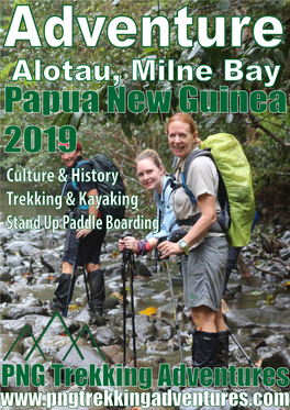 Milne Bay Expedition Trekking and Kayaking 2019