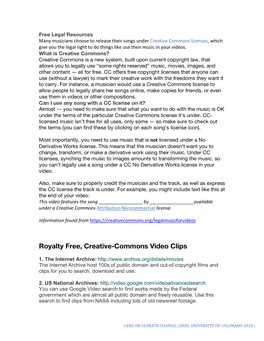 Royalty Free, Creative-Commons Video Clips