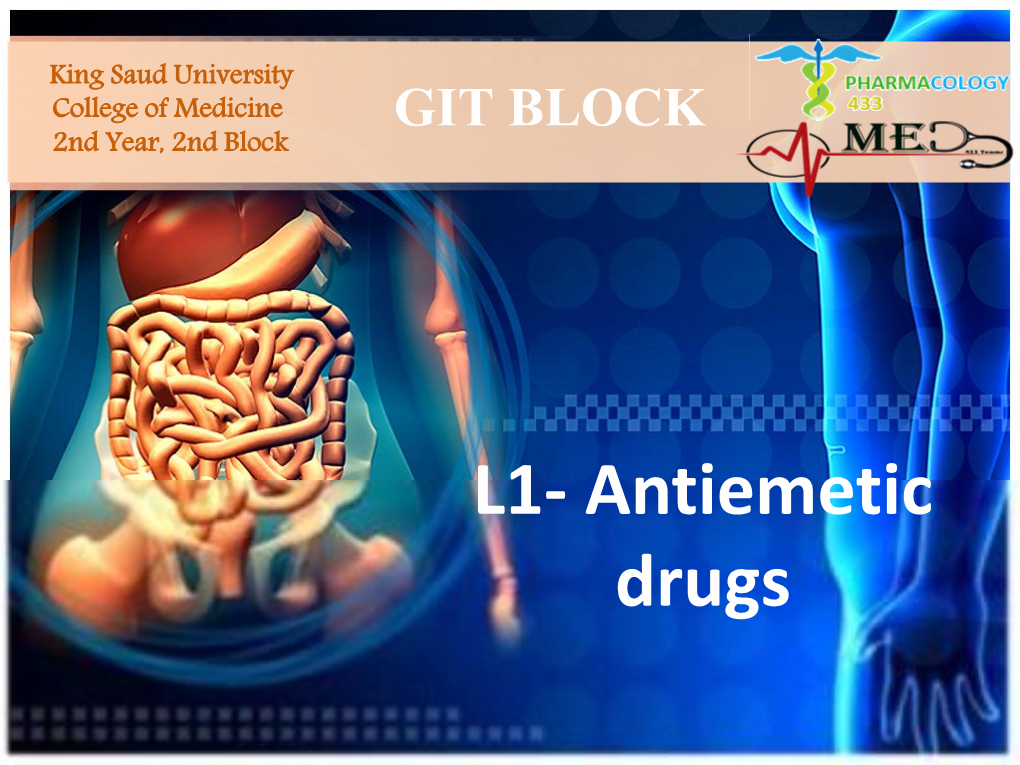 Antiemetic Drugs