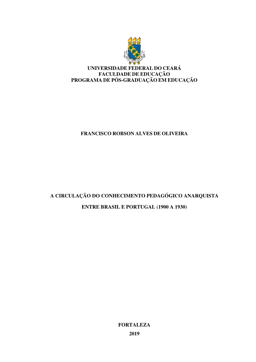 Universida Programa Francisco a Circulação Do