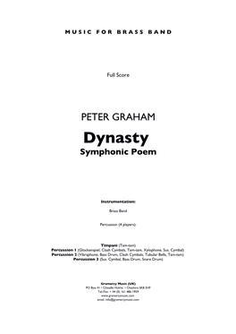 Dynasty Symphonic Poem