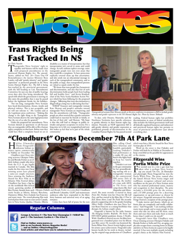 Trans Rights Being Fast Tracked in NS