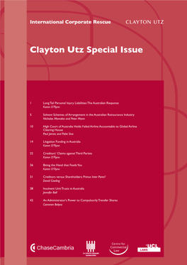 Clayton Utz Special Issue