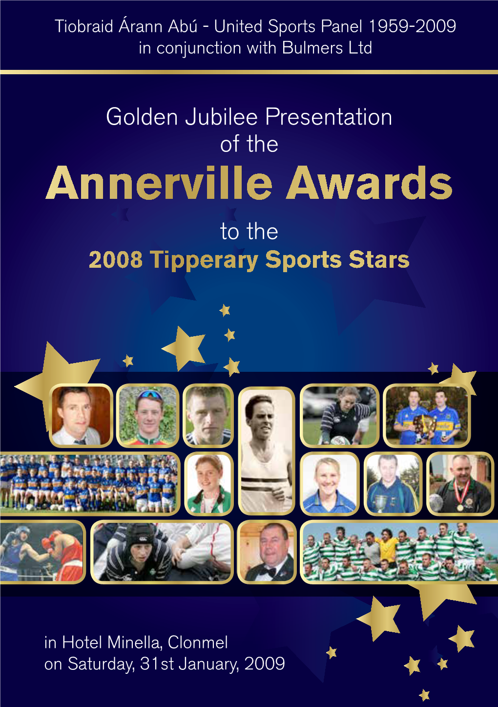 Annerville Awards to the 2008 Tipperary Sports Stars