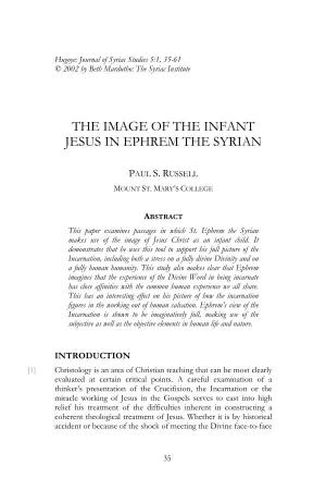 The Image of the Infant Jesus in Ephrem the Syrian