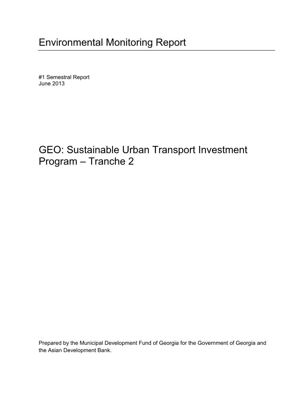 42414-033: Sustainable Urban Transport Investment Program