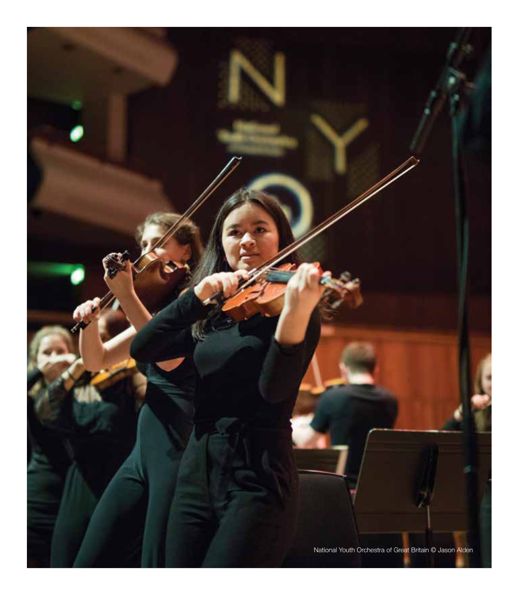 National Youth Orchestra of Great Britain © Jason Alden Seating Plan