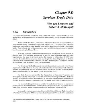 Services Trade Data