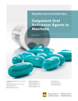 Outpatient Oral Anticancer Agents in Manitoba