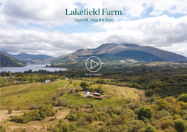 Lakefield Farm Taynuilt, Argyll & Bute