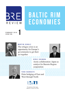 Baltic Rim Economies 1/2016