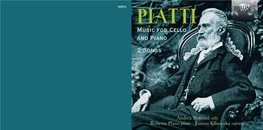 PIATTI Music for Cello and Piano 2 Songs