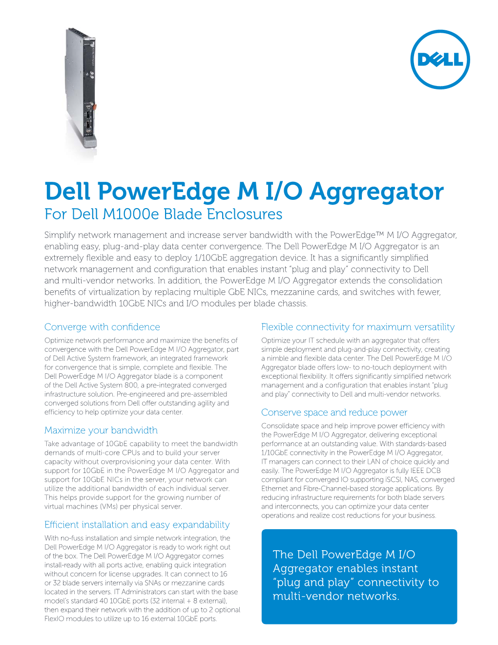 Dell Poweredge M I/O Aggregator