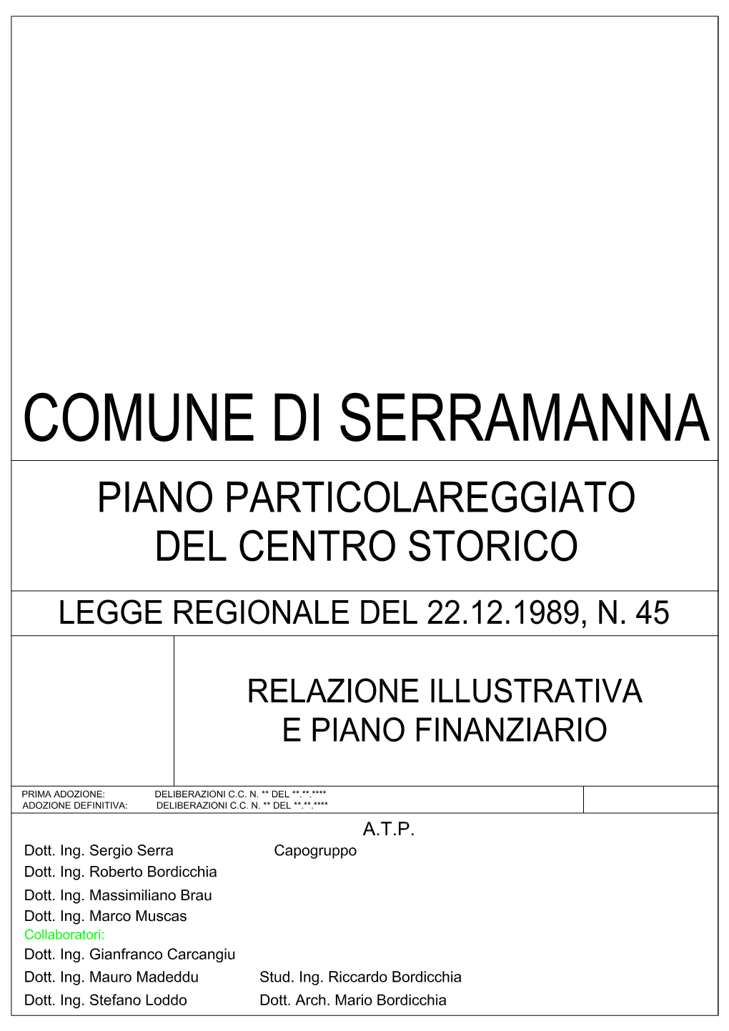 COMUNE DI SERRAMANNA (Provincia Del Medio Campidano)