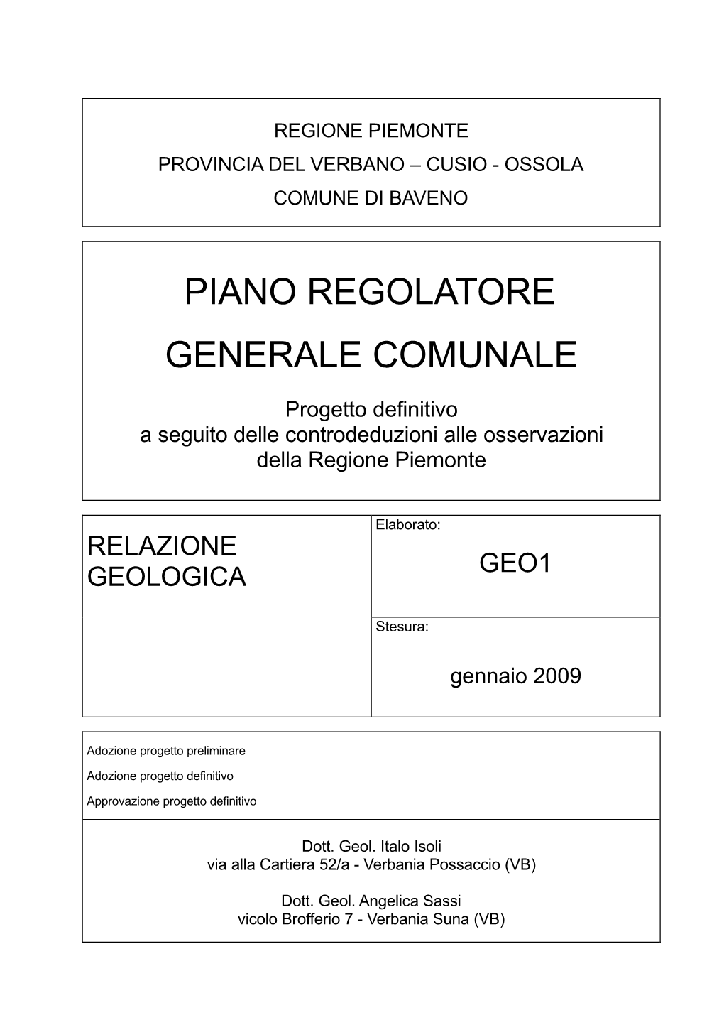 GEO1 Relazione Geologica.Cdr