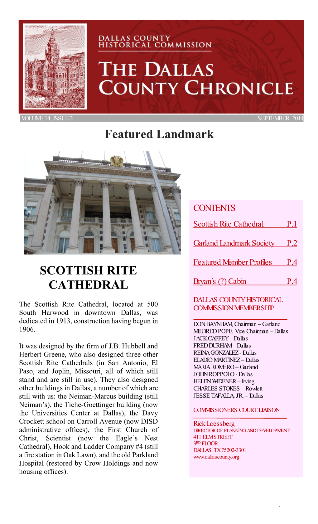 SCOTTISH RITE CATHEDRAL Featured Landmark