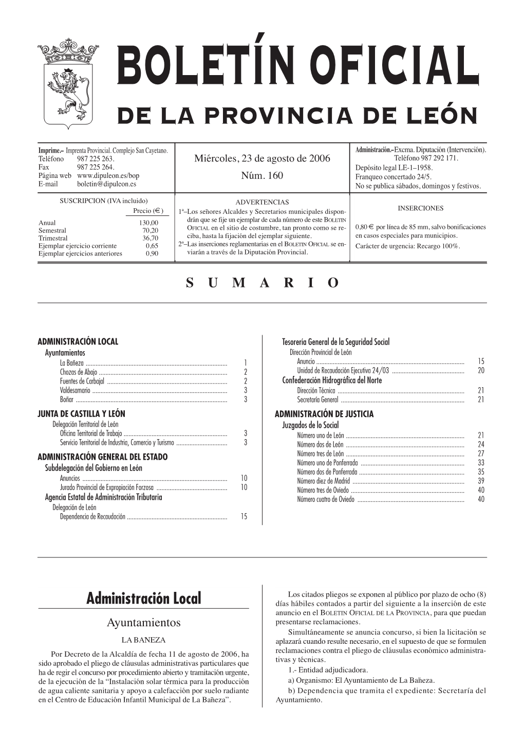 De La Provincia De León