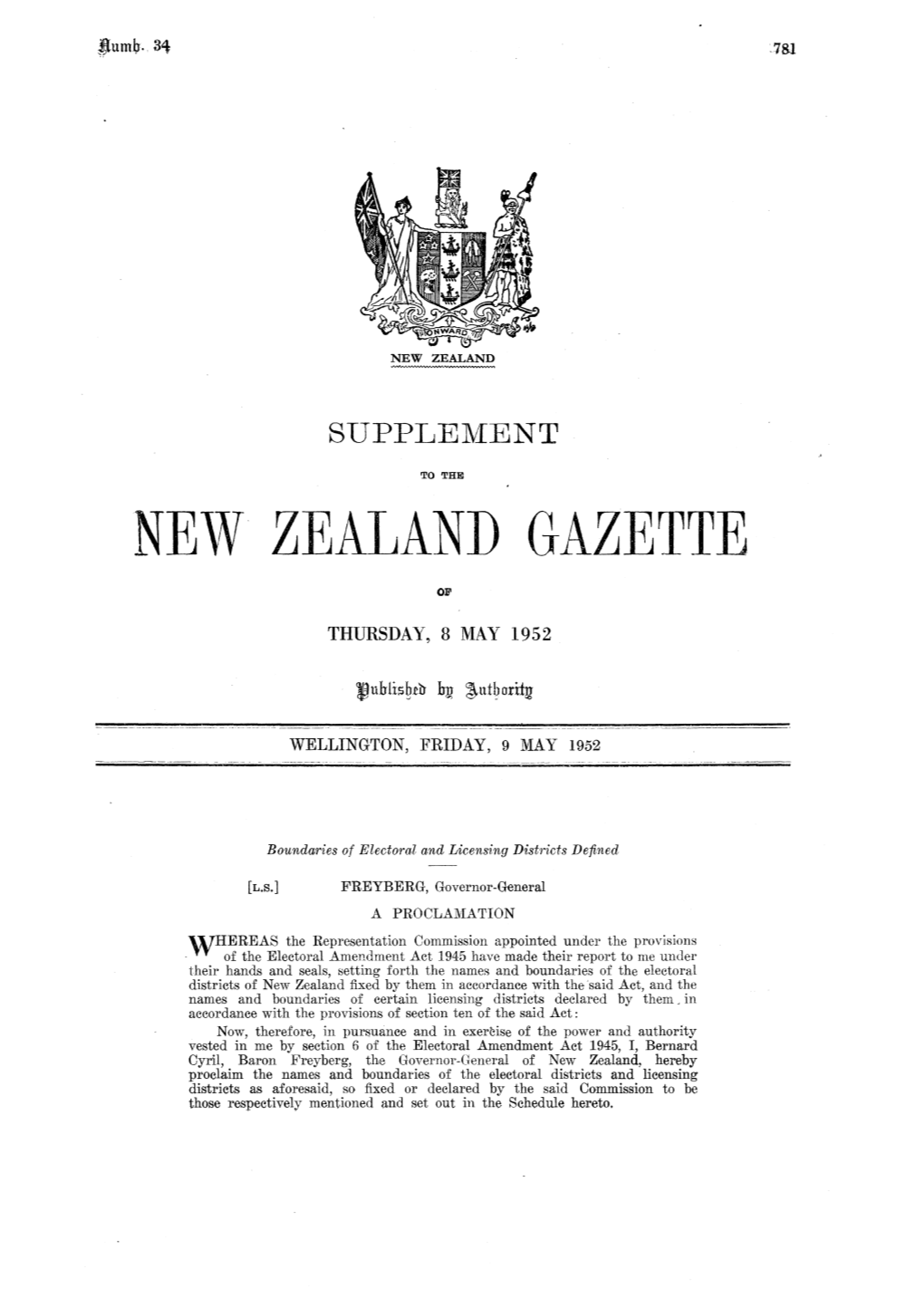 New. Zealand Gazette
