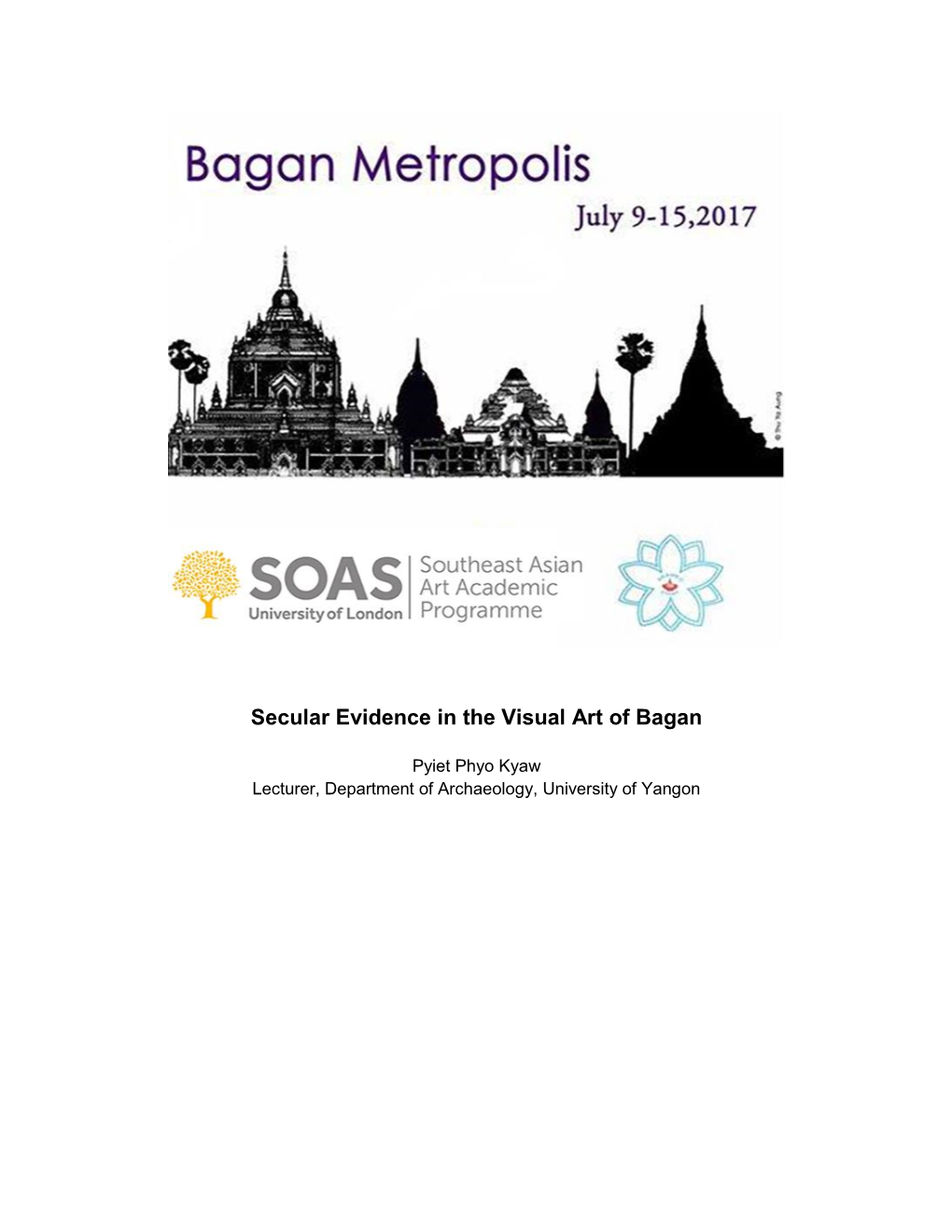 Secular Evidence in the Visual Art of Bagan