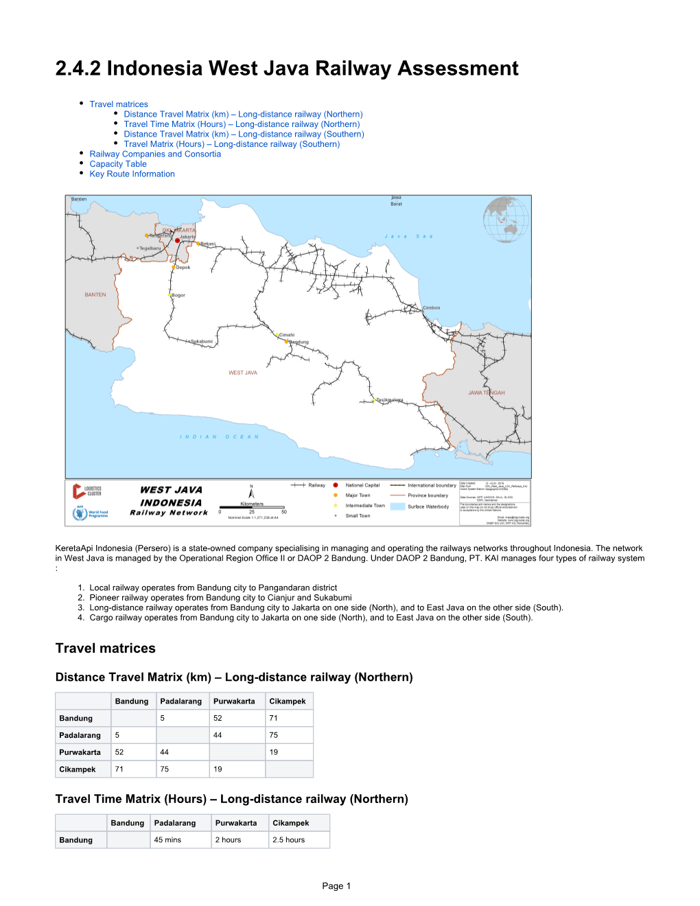 2.4.2 Indonesia West Java Railway Assessment