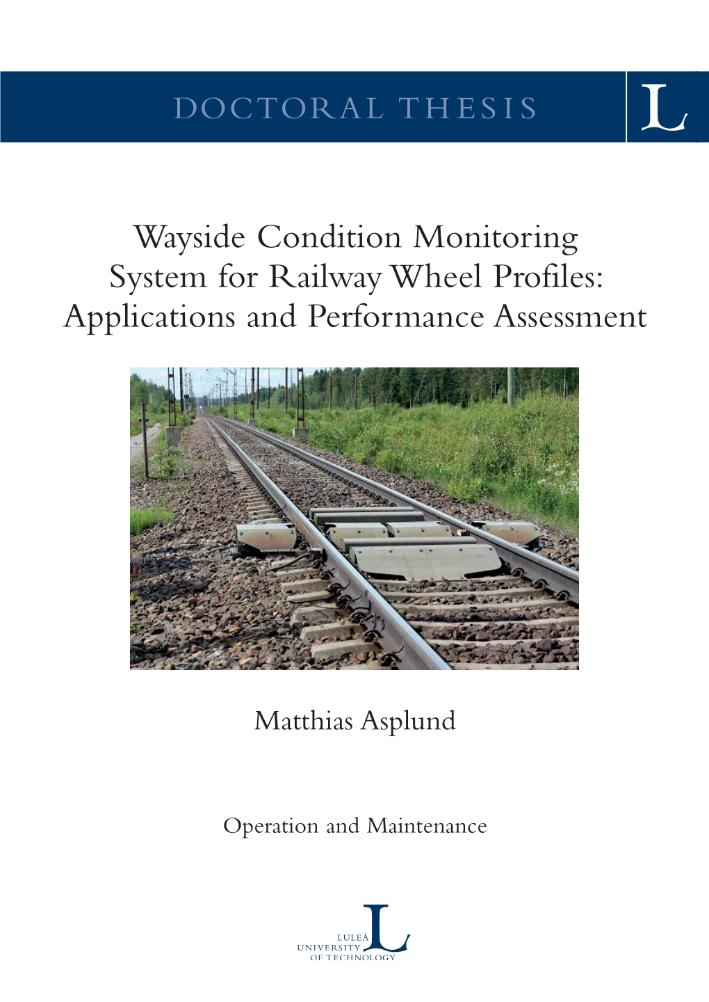 Wayside Condition Monitoring System for Railway Wheel Profiles: Applications and Performance Assessment