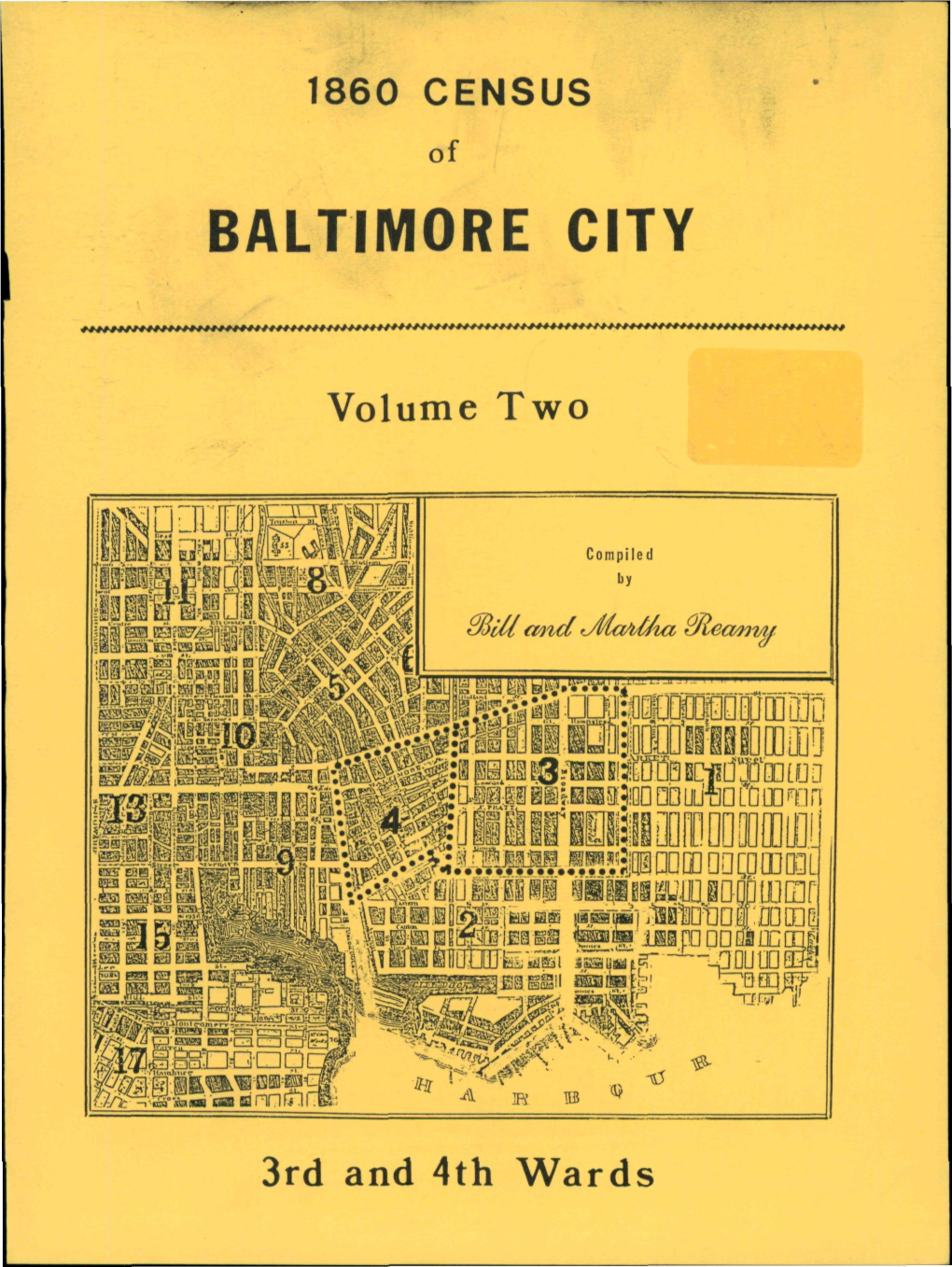 1860 CENSUS of BALTIMORE CITY