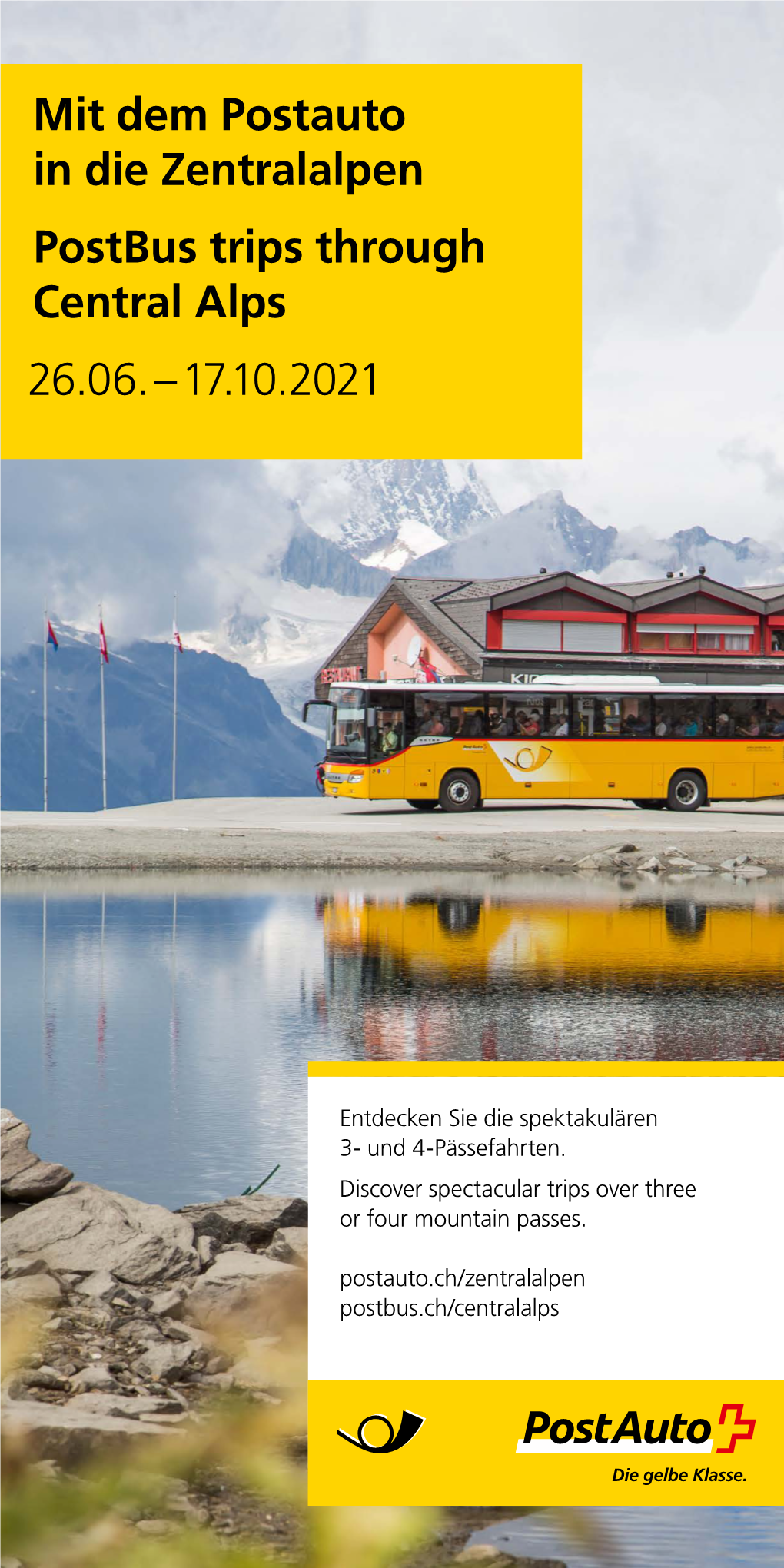 Mit Dem Postauto in Die Zentralalpen Postbus Trips Through Central Alps 26.06