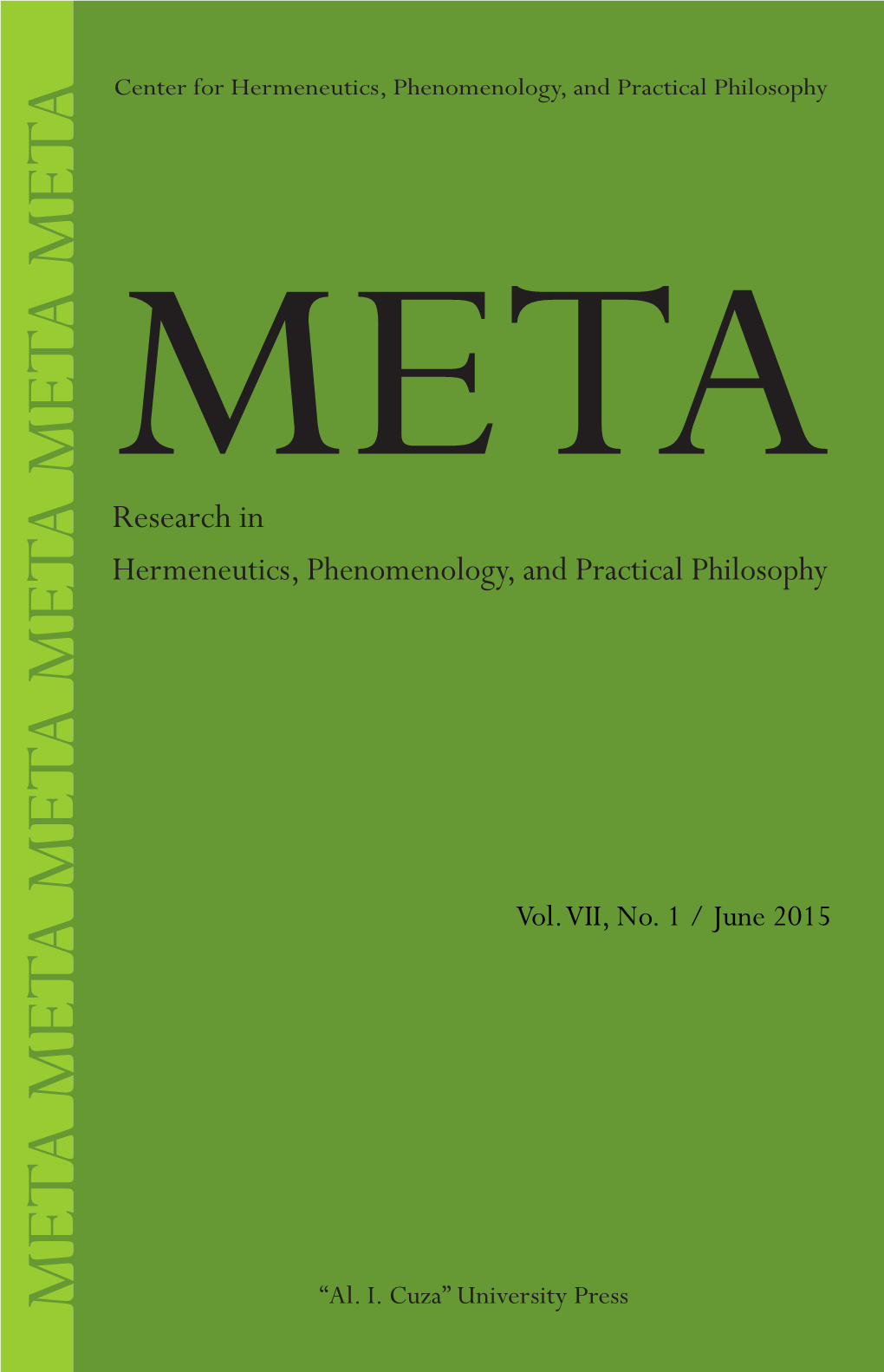 META META META META META META MET Her Researc Center Forher Meneutics, H in Meneutics, Phenomenology “Al