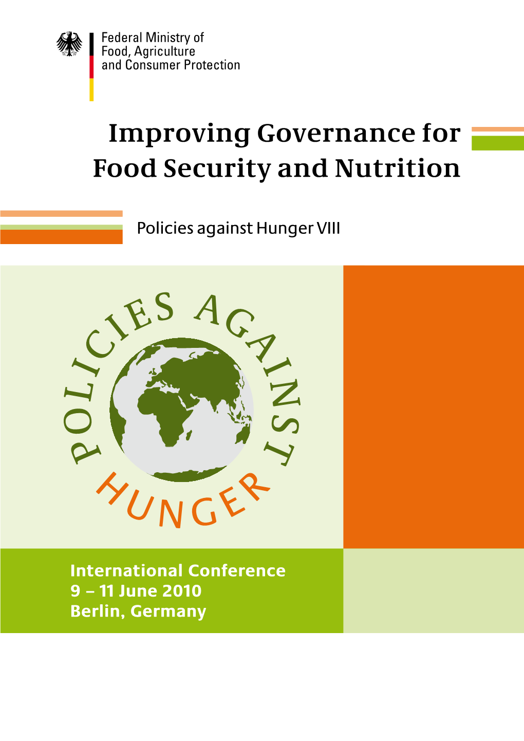 Improving Governance for Food Security and Nutrition