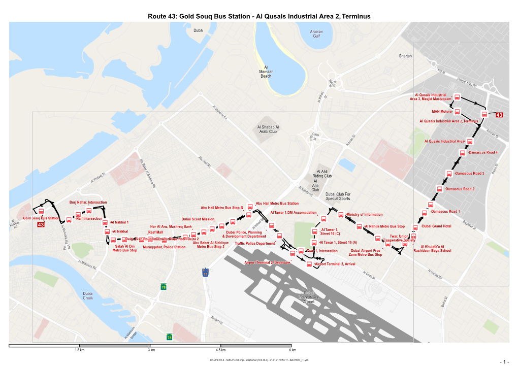 Gold Souq Bus Station - Al Qusais Industrial Area 2, Terminus